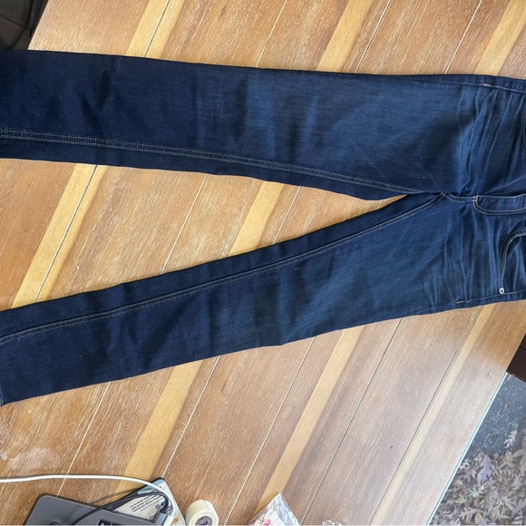 rag & bone Dark Blue Skinny Jeans - Picture 3 of 7